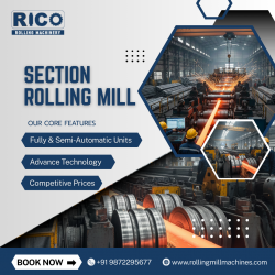 Section Rolling Mill Plant Manufacturers in Punjab: Rico Rolling Machinery
