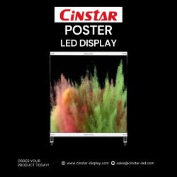 Slim Poster LED Display for Retail Ads
