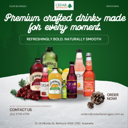 Premium Cedar Beverages for Every Occasion