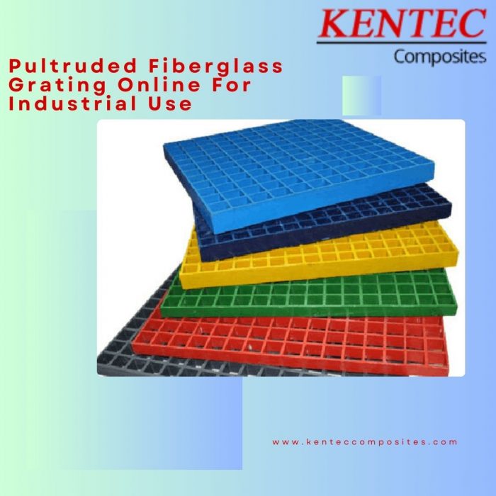 Pultruded Fiberglass Grating Online For Industrial Use