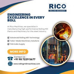 Section Rolling Mill Plant Manufacturers in Punjab: Rico Rolling Machinery