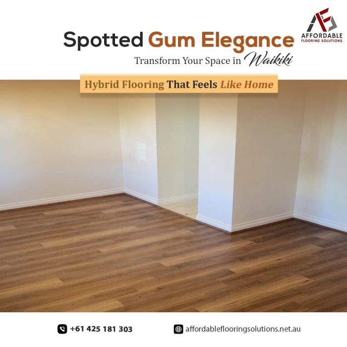 Spotted Gum Hybrid Flooring Installed in Waikiki