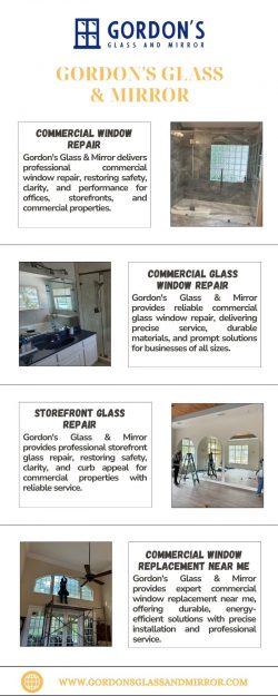 Expert Commercial Glass Window Repair by Gordon’s Glass & Mirror