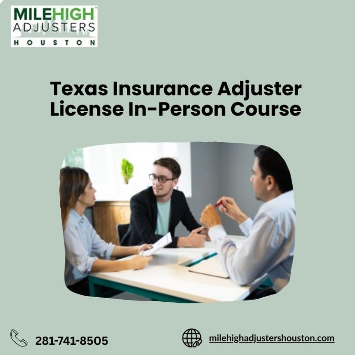 Texas Insurance Adjuster License In-Person Course