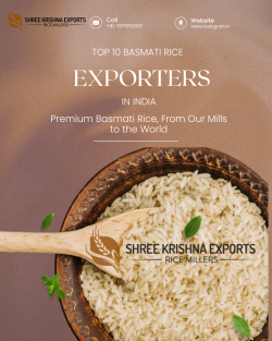 Top 10 Basmati Rice Exporters in India – Shree Krishna Exports