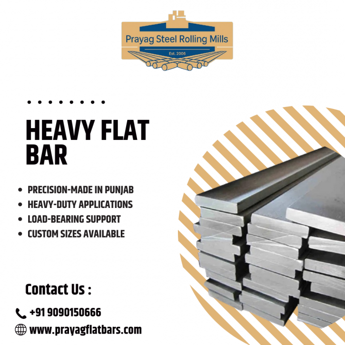 Heavy Flat Bar Manufacturers in India | Precision Steel Solutions