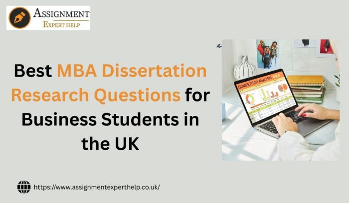How to Formulate Strong Research Questions for Your MBA Dissertation in the UK
