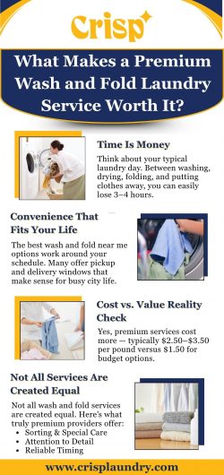 What Makes a Premium Wash and Fold Laundry Service Worth It?