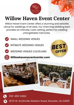 Top Wooster Wedding Venues with Rustic Charm | Willow Haven Event Center