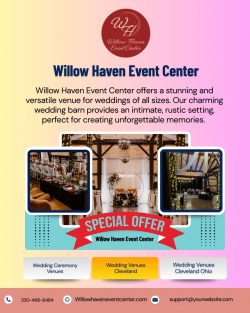 Wooster Wedding Venues – Willow Haven Event Center