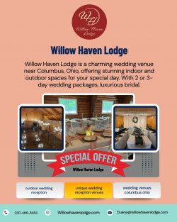 Affordable Outdoor Weddings at Willow Haven Lodge