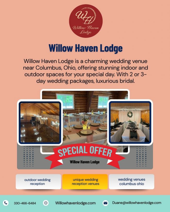 Affordable Outdoor Weddings at Willow Haven Lodge