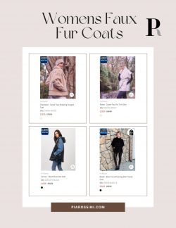 Womens Faux Fur Coats ~ Faux Fur & Trenches