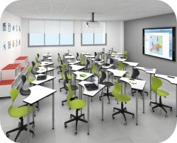 What advantages do schools gain by partnering with a specialized school furniture supplier?