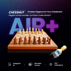 Chessnut Air Plus Wooden Eboard Portable and Smart Play Solution