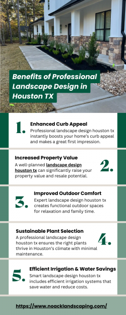 Benefits of Professional Landscape Design in Houston TX