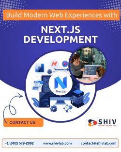 Custom Next.js Web Development Services by Shiv Technolabs