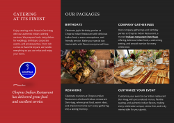 Chopras Indian Restaurant – Premium Indian Catering in Den Haag for Every Event
