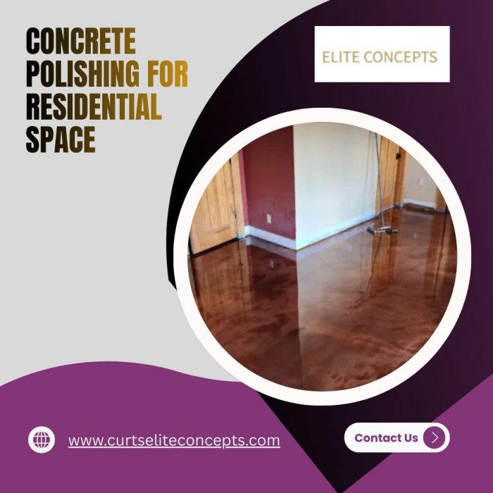 Concrete Polishing for Residential Space