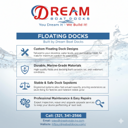Floating Docks Designed for Changing Water Levels