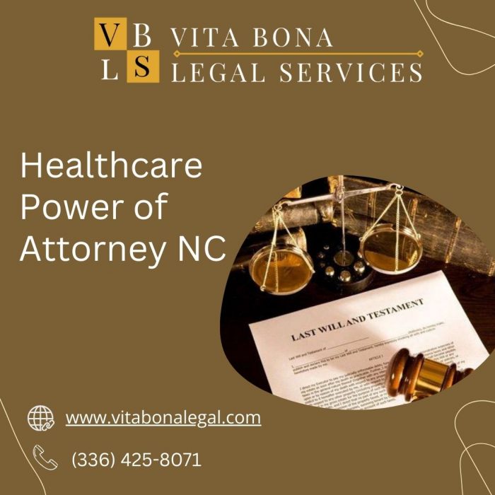 Healthcare Power of Attorney NC