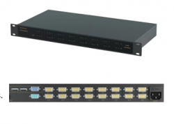 16 ports VGA /USB KVM Switch