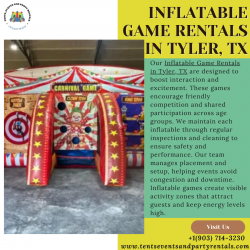 Inflatable Game Rentals in Tyler, TX