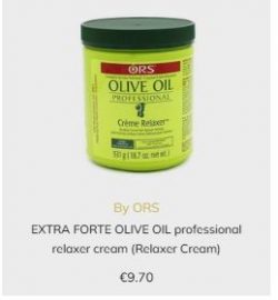 ORS Crème Défrisante Professionnelle à l’Huile d’Olive – Force Extra