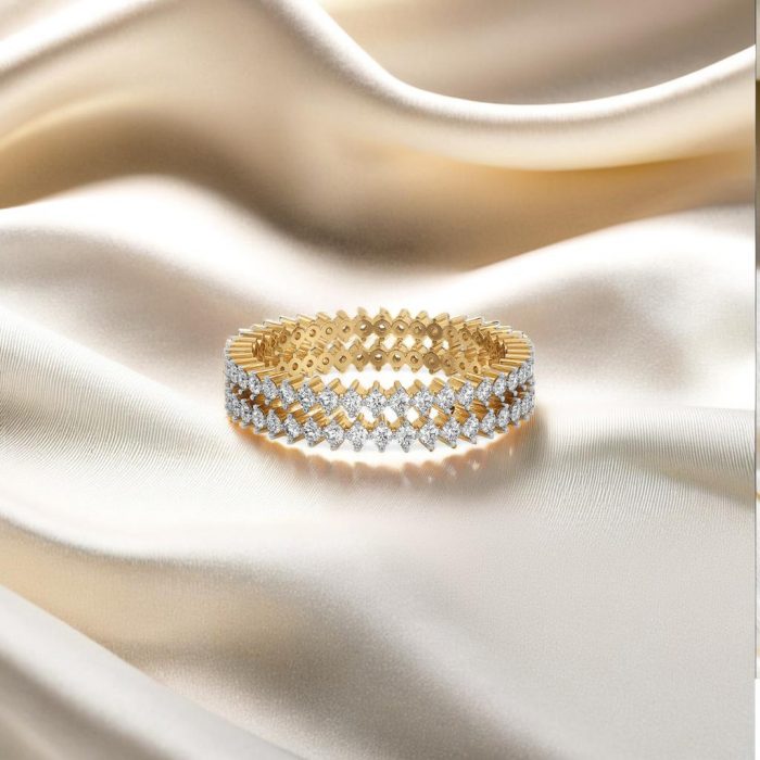 Buy Lab Grown Diamond Stackable Open Ring Online