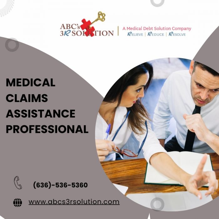 Medical claims assistance professional