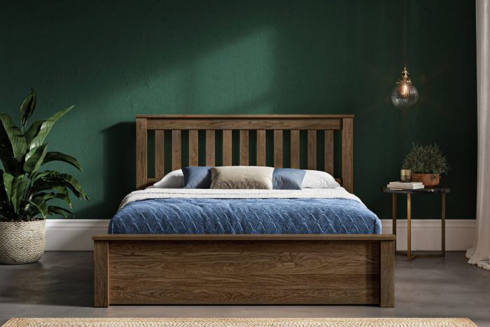 Solid Oak Ottoman Bed The Perfect Blend of Style Storage and Strength