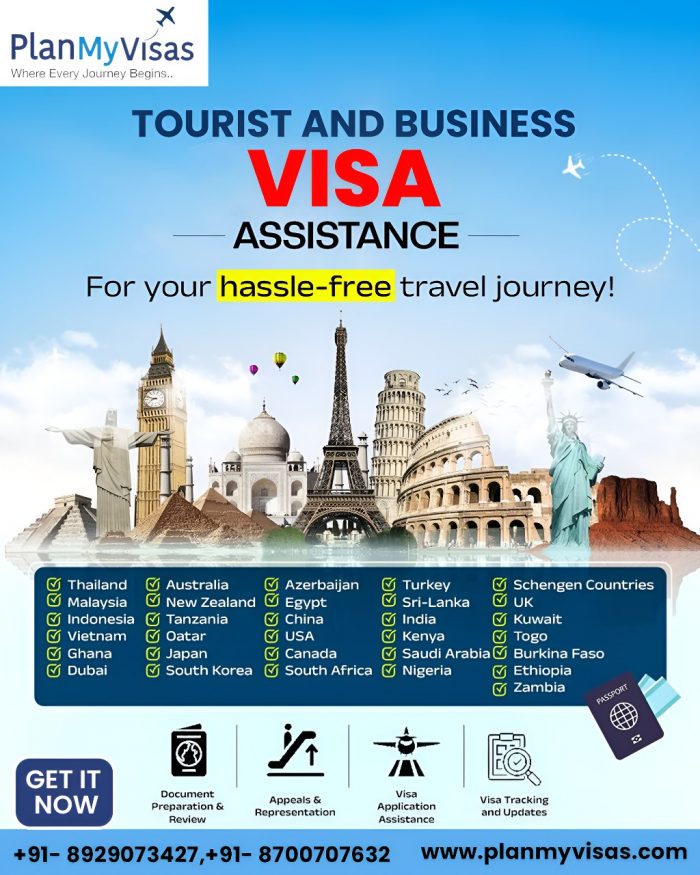 Tourist & Business Visa Assistance Made Easy with PlanMyVisas