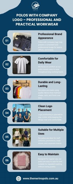 Polos with Company Logo – Professional and Practical Workwear