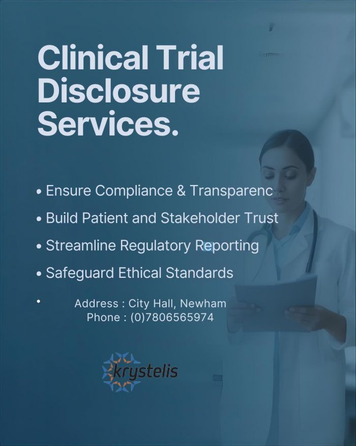 Clinical Trial Disclosure Services for Regulatory Compliance