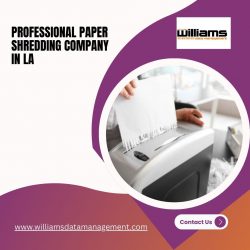 Professional Paper Shredding Company in LA