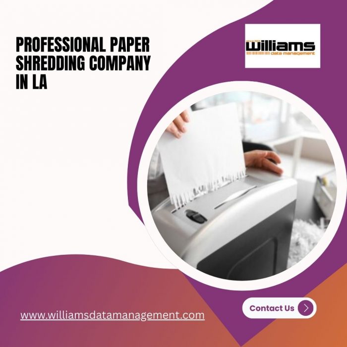 Professional Paper Shredding Company in LA