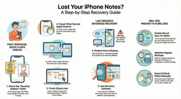 How to Retrieve Lost iPhone Notes?