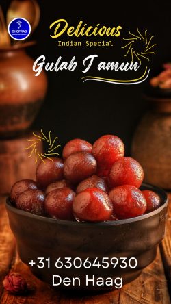 Soft and Delicious Gulab Jamun Dessert in Den Haag – Chopras Indian Restaurant