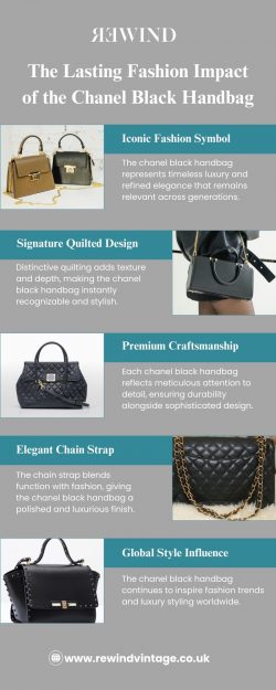 Luxury Fashion Statements With Chanel Black Handbags