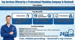 Top Services Offered by a Professional Plumbing Company in Rockwall