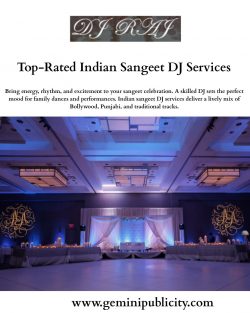 Top-Rated Indian Sangeet DJ Services