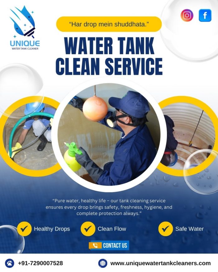 Professional Water Tank Cleaning Service in Noida | Unique Water Tank Cleaners