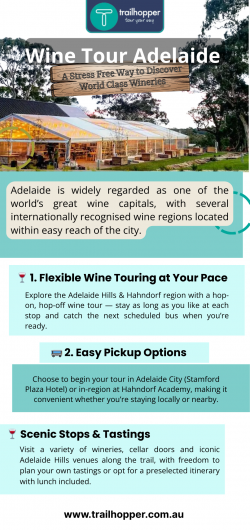 Wine Tour Adelaide Flexible Hop On Hop Off Experience in Adelaide Hills