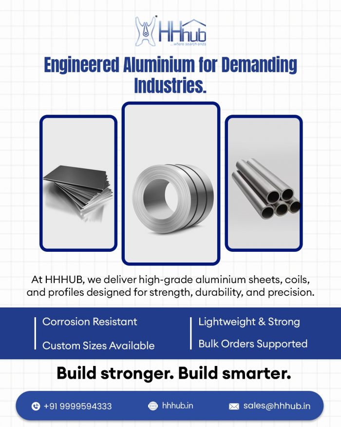 Engineered Aluminium Sheets, Coils & Pipes for Industrial Use – HHhub