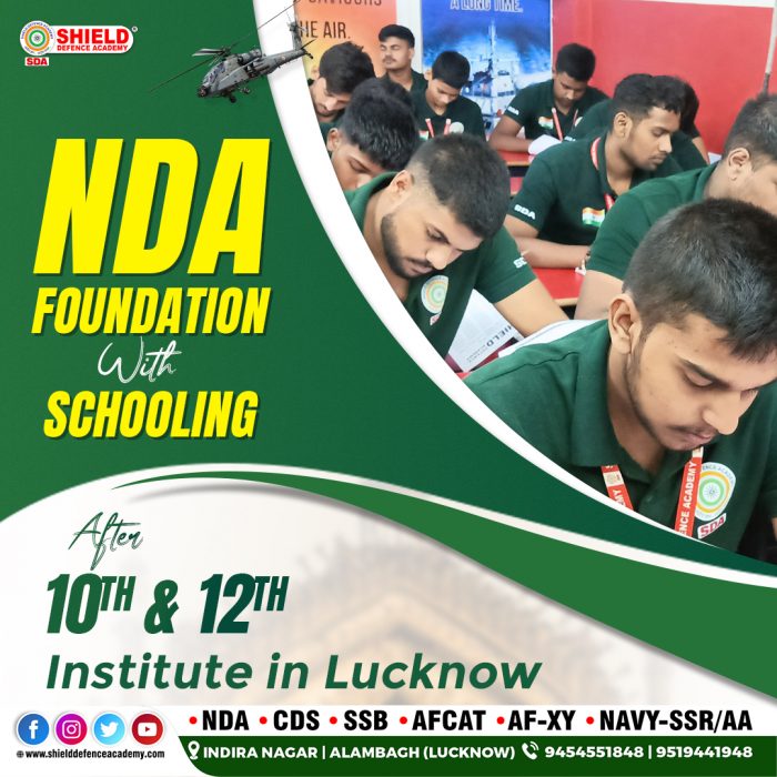 NDA Foundation Course With Schooling in Lucknow After 10th & 12th