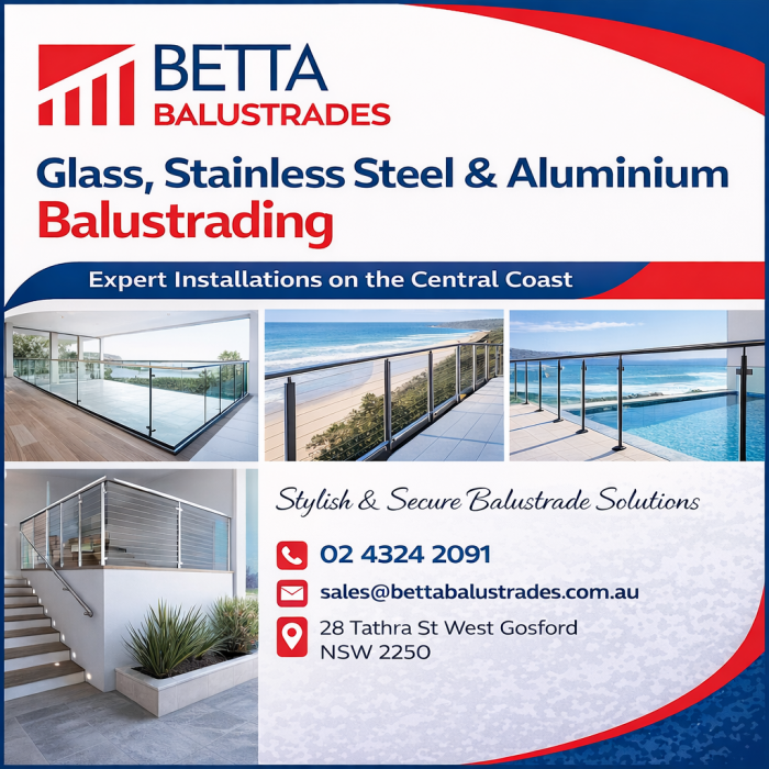 Betta Balustrades – Premium Glass, Stainless Steel & Aluminium Solutions