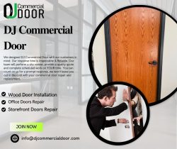 Storefront Door Repair Services for Businesses DJ Commercial Door
