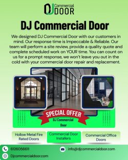 Professional Commercial Door Repair Service DJ Commercial Door