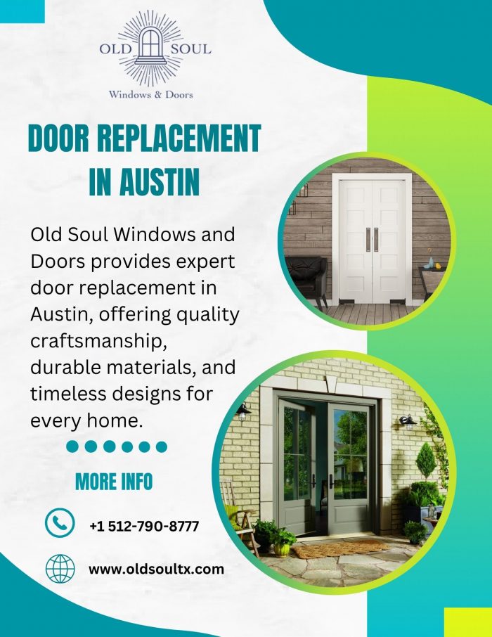 Custom Door Replacement services in Austin for Classic Homes