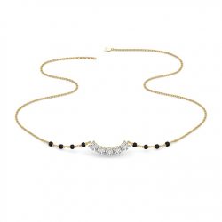 Buy Lab Grown Diamond Mangalsutra Necklace Online